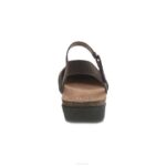 sandalias Dansko 4FJX107 serbal mujer nubuck molido con chocolate - Image 4