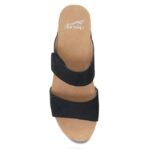 sandalias Dansko 4FJX147 loco mujer Nubuck molido negro - Image 5