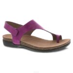 sandalias Dansko 4FJX58 reece mujer bruñido ceroso magenta