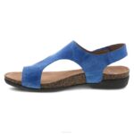 sandalias Dansko 4FJX62 reece mujer bruñido ceroso azul - Image 2
