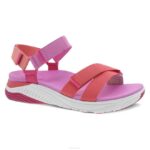 sandalias Dansko 4FJX64 Racquel mujer correas múltiples de fresa