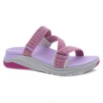 sandalias Dansko 4FJX70 rosetón mujer correas múltiples fucsia