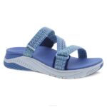 sandalias Dansko 4FJX74 rosetón mujer correas múltiples azules