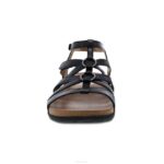 sandalias Dansko 4FJX86 jolene mujer cuero esmaltado negro - Image 3