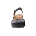 sandalias Dansko 4FJX96 tiffani mujer negro fresado bruñido - Image 3