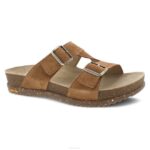sandalias Dansko 4FJX99 diana mujer gamuza bronceada