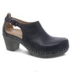 tacones y cuñas Dansko 4FJX297 atrevido mujer Nubuck molido negro