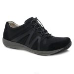 zapatillas de deporte y al aire libre Dansko 4FJX218 Enriqueta ancha mujer ante negro