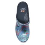 zuecos Dansko 4FJX13 XP 2.0 mujer patente de remolino de mármol - Image 5