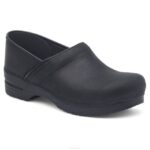 zuecos Dansko 4FJX16 profesional mujer negro aceitado