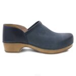 zuecos Dansko 4FJX231 brena mujer ante azul marino bruñido - Image 2