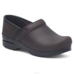 zuecos Dansko 4FJX233 profesional estrecho mujer marrón antiguo aceitado