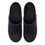 zuecos Dansko 4FJX49 amplia personalizada pro mujer negro aceitado - Image 4