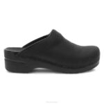 zuecos Dansko 4FJX54 Carlos personalizado mujer negro aceitado