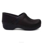 zuecos Dansko 4FJX56 Pro estrecho personalizado mujer negro aceitado