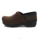 zuecos Dansko 4FJX57 Pro estrecho personalizado mujer marrón antiguo aceitado - Image 2
